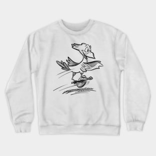 Bird on a Onewheel Crewneck Sweatshirt